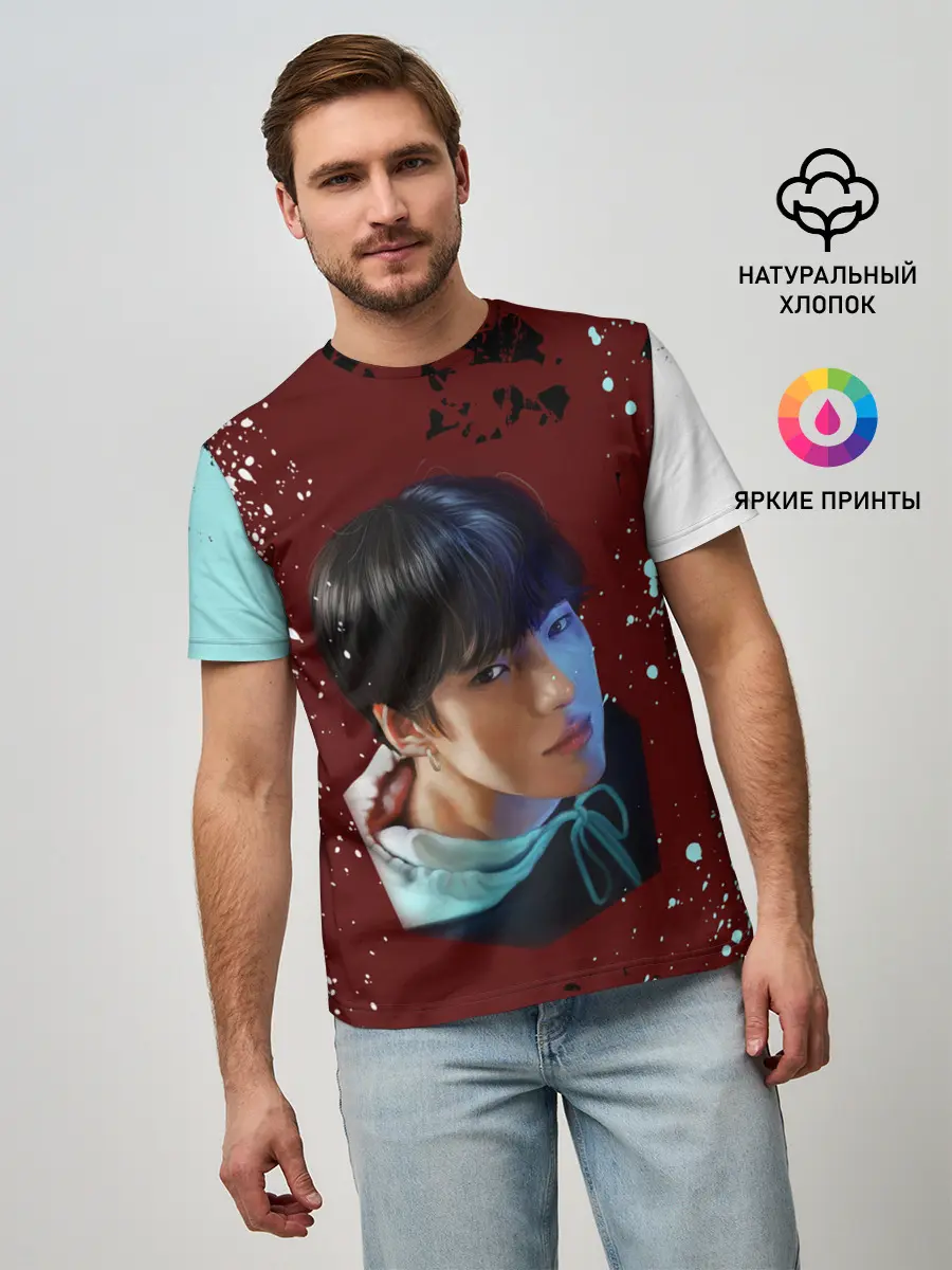 Мужская базовая футболка / MX | MONSTA X