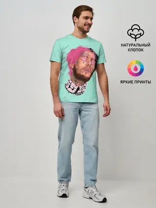 Мужская базовая футболка / Magic Lil Peep