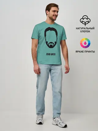 Мужская базовая футболка / Джон Уик