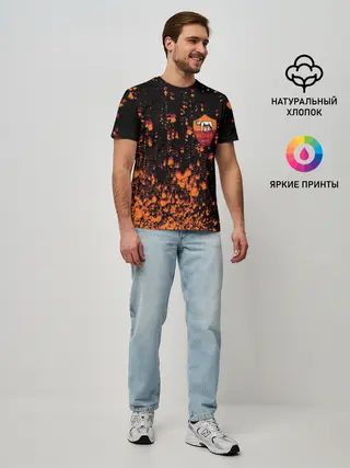 Мужская базовая футболка / Roma.