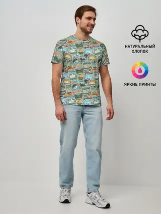 Мужская базовая футболка / Альпинизм