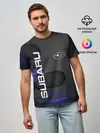 Мужская базовая футболка / SUBARU