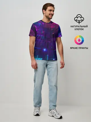 Мужская базовая футболка / NEON