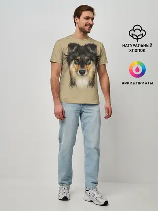 Мужская базовая футболка / Sheltie
