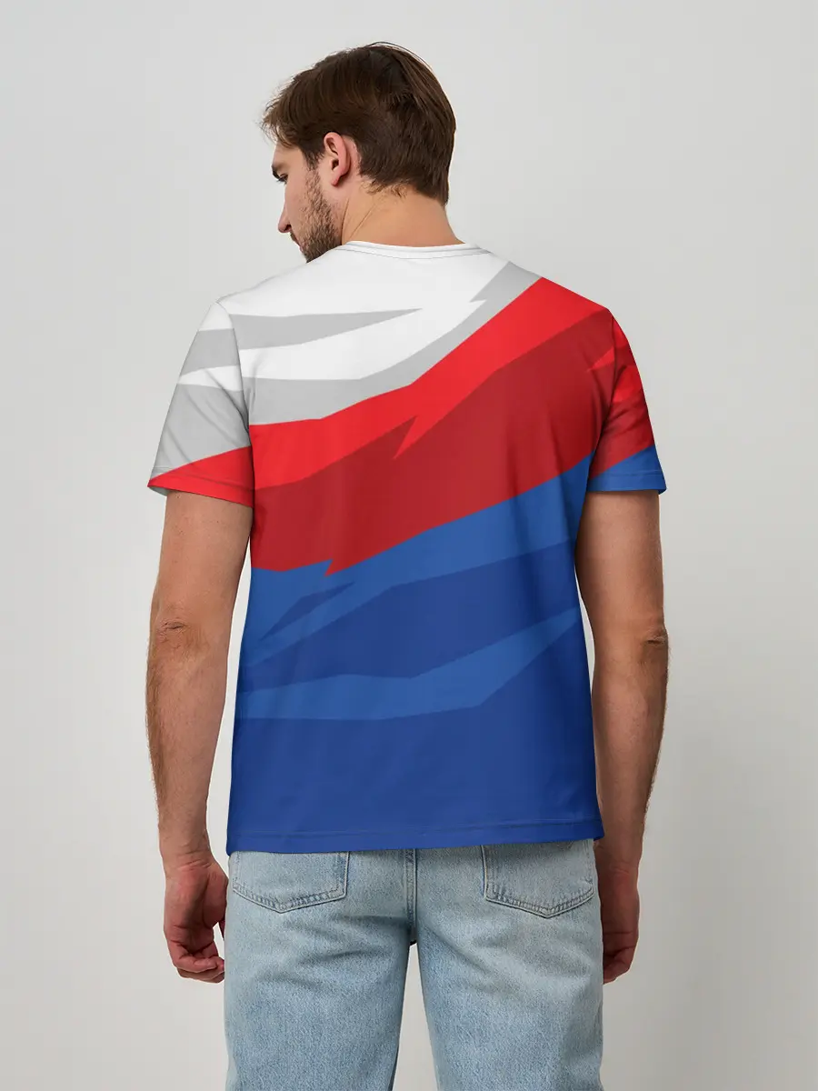 Мужская базовая футболка / Российский медведь