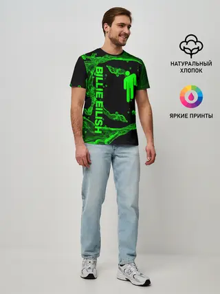 Мужская базовая футболка / BILLIE EILISH