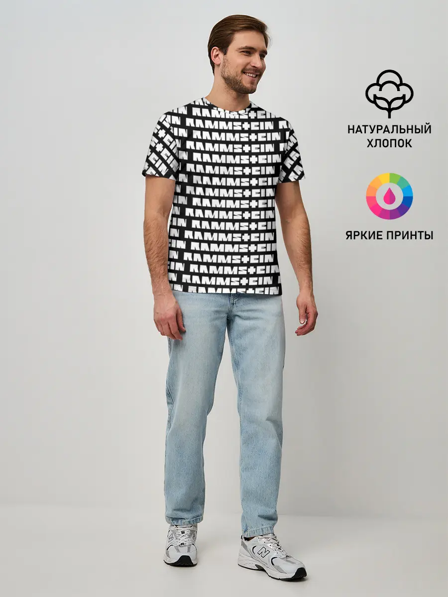 Мужская базовая футболка / Rammstein