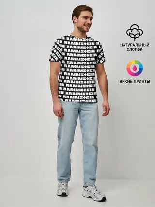 Мужская базовая футболка / Rammstein