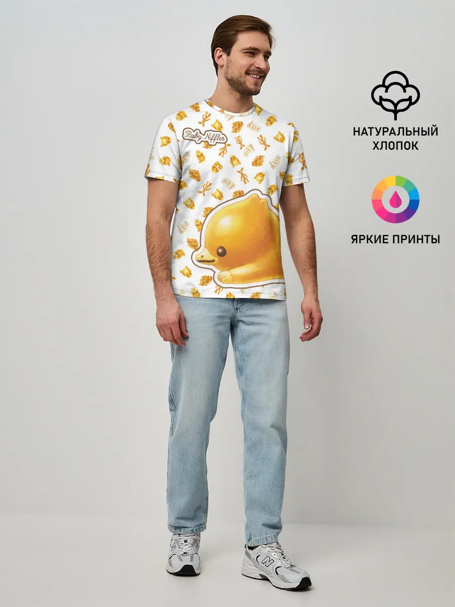 Мужская базовая футболка / Baby Niffler Sticker