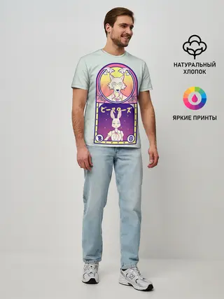 Мужская базовая футболка / Beastars art