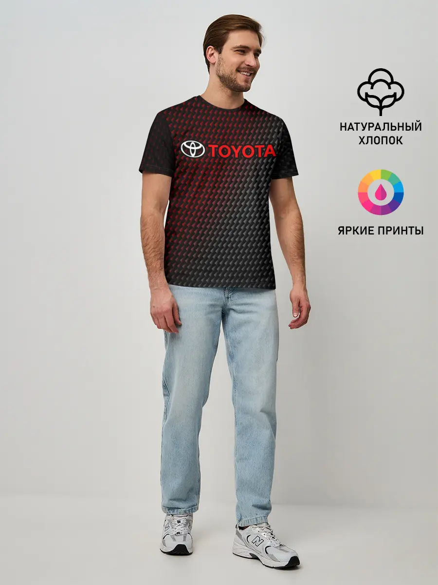 Мужская базовая футболка / TOYOTA / ТОЙОТА