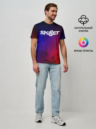 Мужская базовая футболка / Skillet | Скиллет