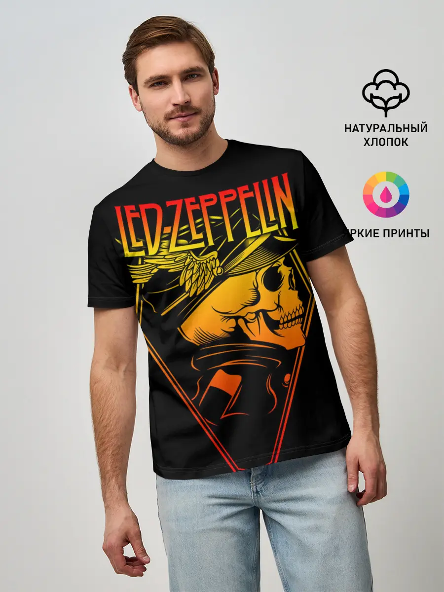 Мужская базовая футболка / Led Zeppelin