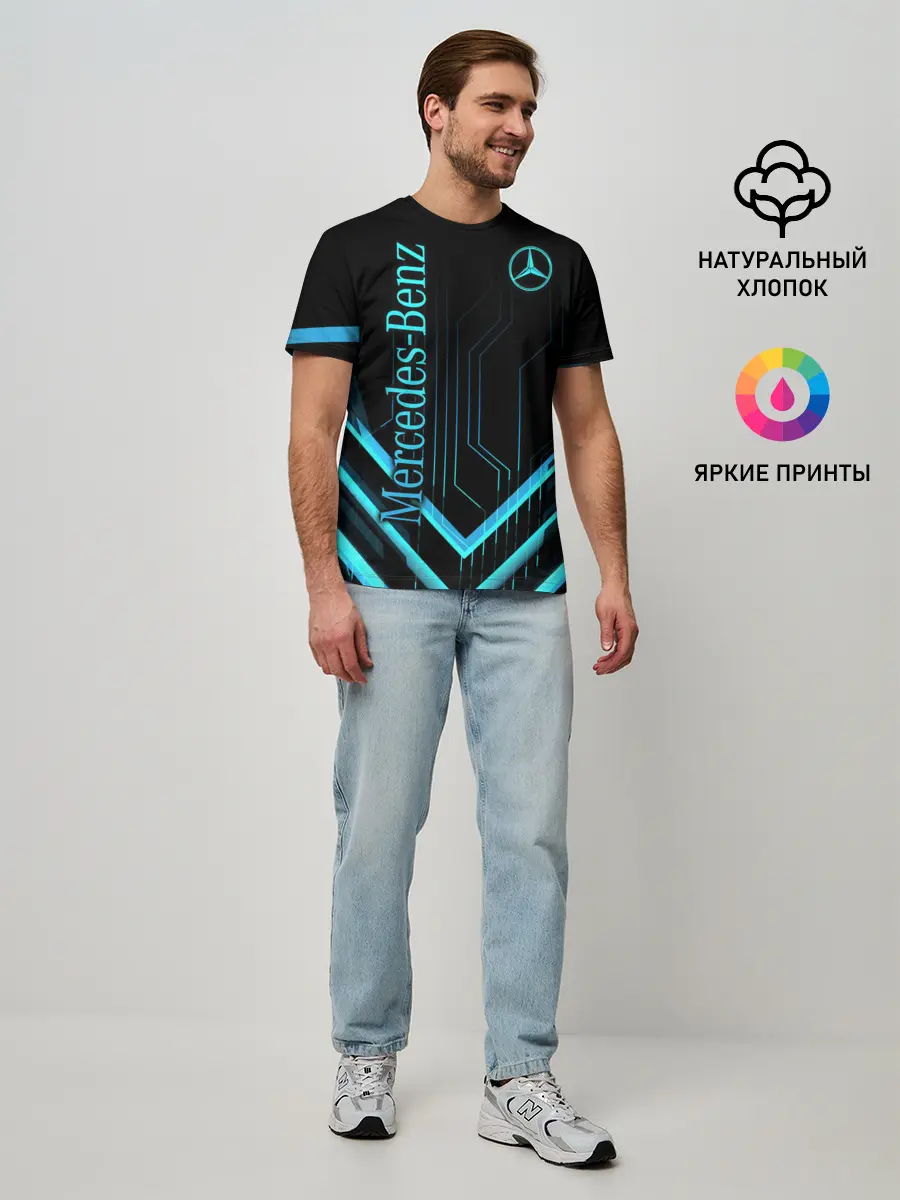 Мужская базовая футболка / Mercedes-Benz