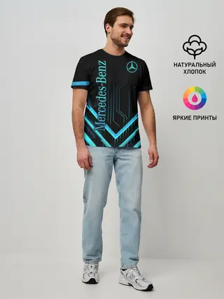 Мужская базовая футболка / Mercedes-Benz
