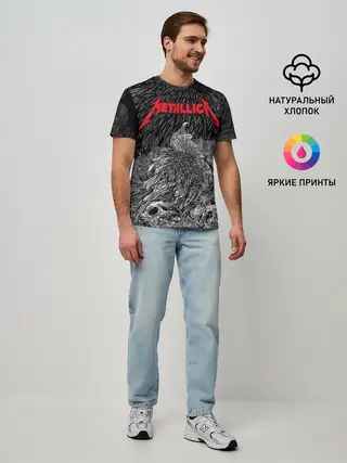 Мужская базовая футболка / Metallica