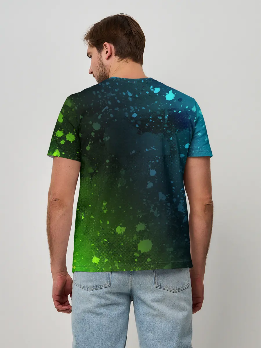 Мужская базовая футболка / ПАБГ New State - Брызги