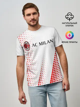Мужская базовая футболка / AC MILAN / МИЛАН