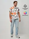 Мужская базовая футболка / REDDIT / РЕДДИТ / ЛОГОБОМБИНГ