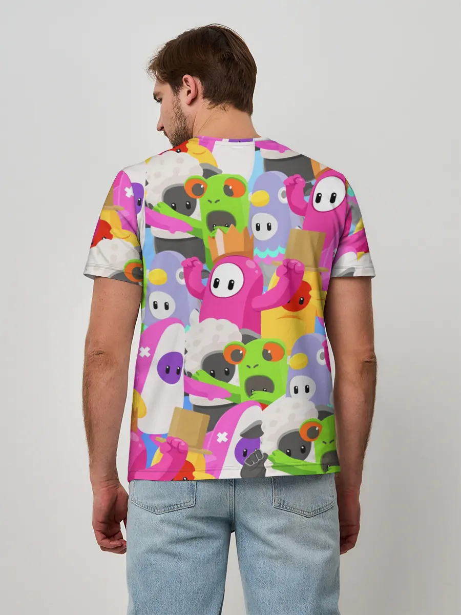 Мужская базовая футболка / Fall Guys