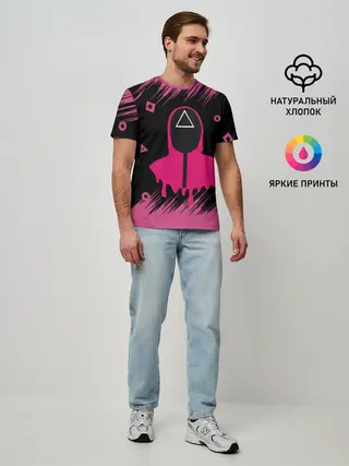 Мужская базовая футболка / SQUID GAME | ИГРА В КАЛЬМАРА/