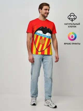 Мужская базовая футболка / FC VALENCIA / ФК ВАЛЕНСИЯ