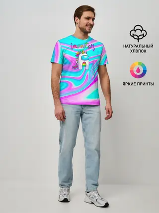 Мужская базовая футболка / Impostor Unicorn