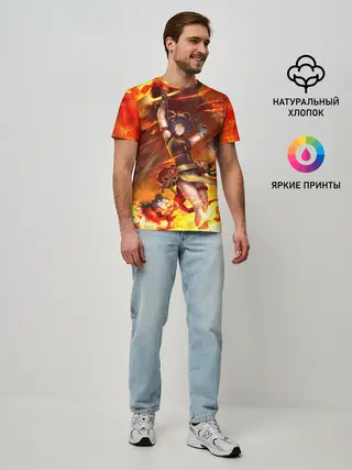 Мужская базовая футболка / Сян Лин | Genshin Impact