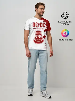 Мужская базовая футболка / AC/DC Back in Black
