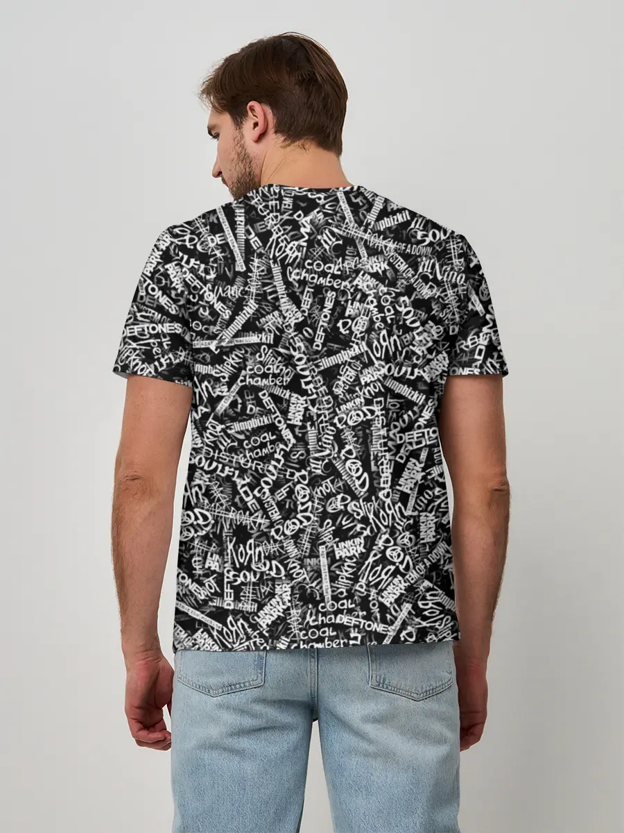 Мужская базовая футболка / Alternative Nu Metal