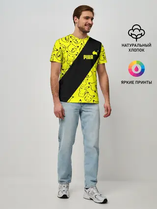 Мужская базовая футболка / Пикачу