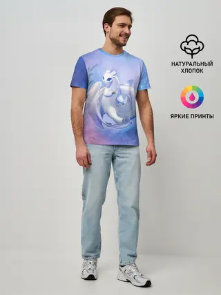 Мужская базовая футболка / дневная фурия