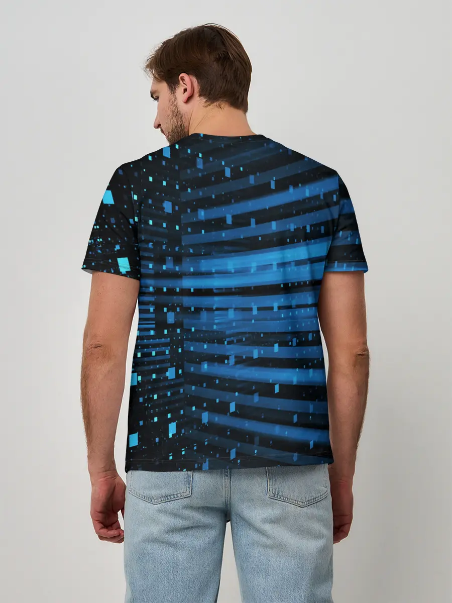 Мужская базовая футболка / ABSTRACT