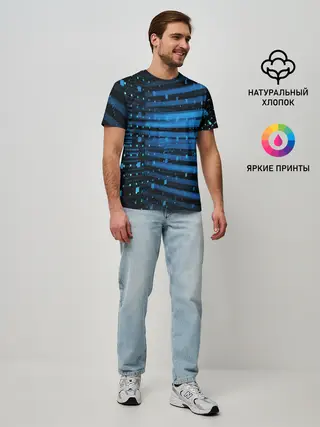 Мужская базовая футболка / ABSTRACT