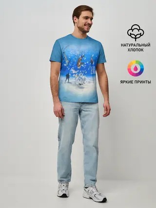 Мужская базовая футболка / Go Dive