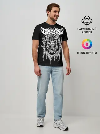 Мужская базовая футболка / Baby Metal Wolf