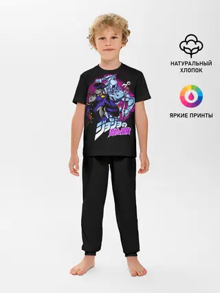 Детская пижама с брюками / Джоске Хигашиката - JoJos Bizarre Adventure