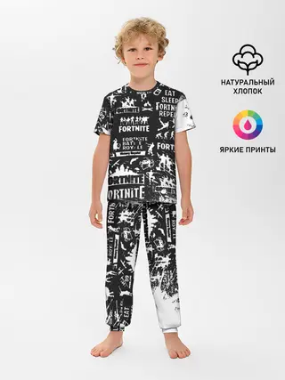Детская пижама с брюками / Fortnite.