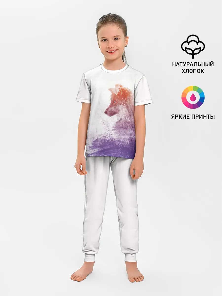 Детская пижама с брюками / ВОЛК