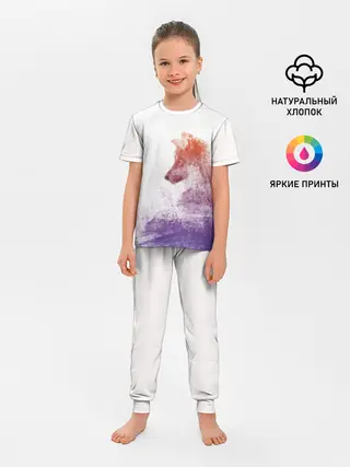 Детская пижама с брюками / ВОЛК