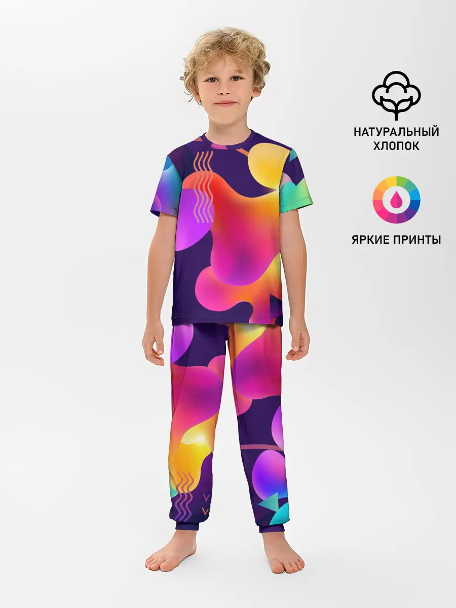Детская пижама с брюками / Rainbow T-Shirt
