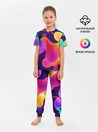Детская пижама с брюками / Rainbow T-Shirt