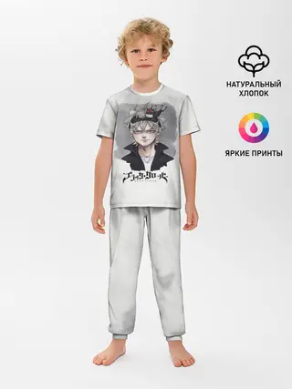 Детская пижама с брюками / Аста и Секре Чёрный клевер