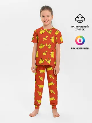 Детская пижама с брюками / Пикачу