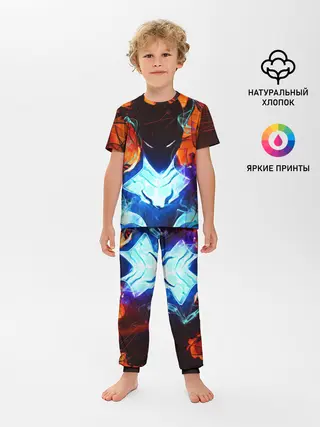 Детская пижама с брюками / Поднятие уровня в одиночку