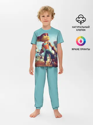 Детская пижама с брюками / Ratchet and Clank