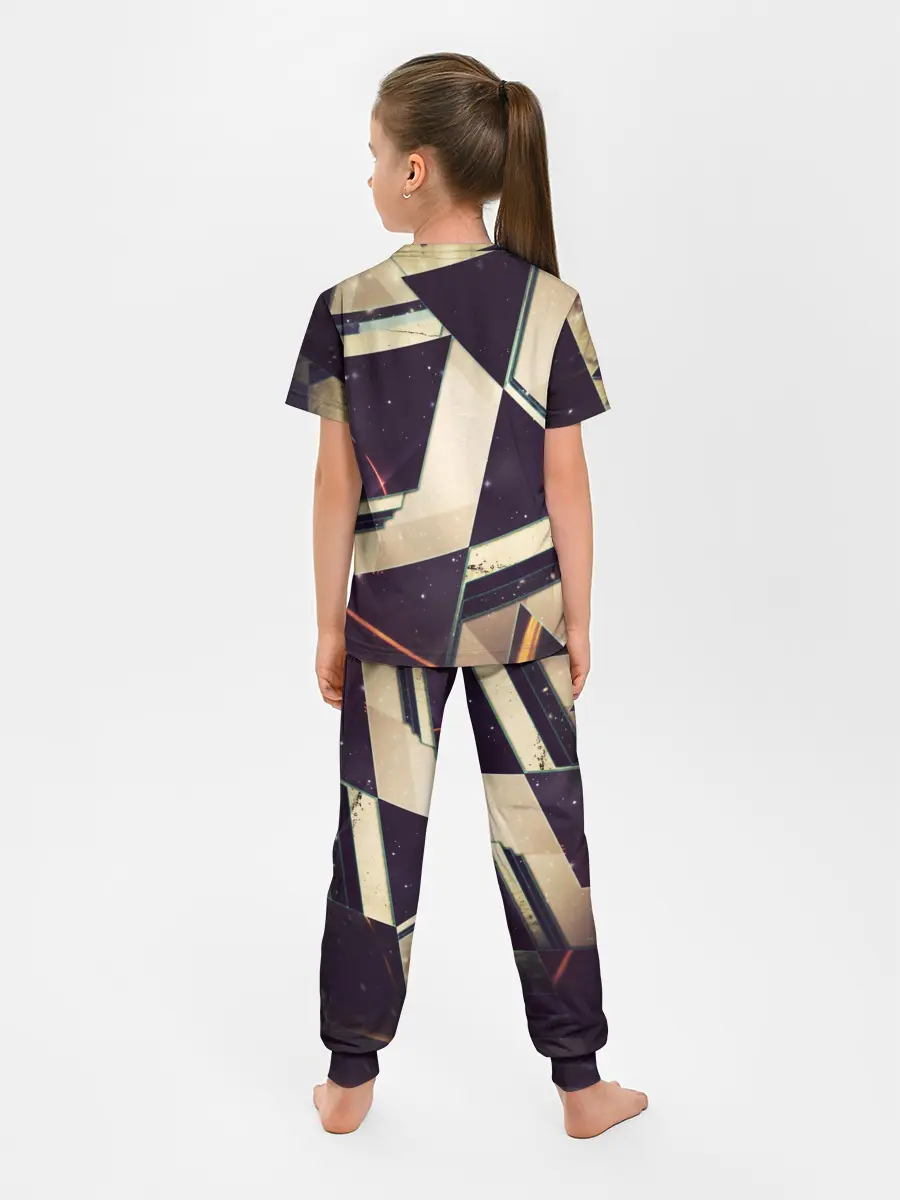 Детская пижама с брюками / АБСТРАКЦИЯ КОСМОС