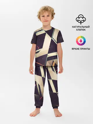 Детская пижама с брюками / АБСТРАКЦИЯ КОСМОС