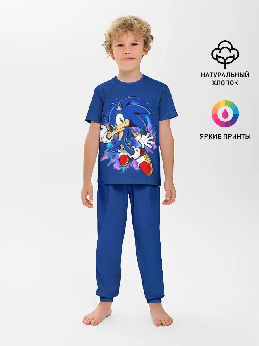 Детская пижама с брюками / Sonic