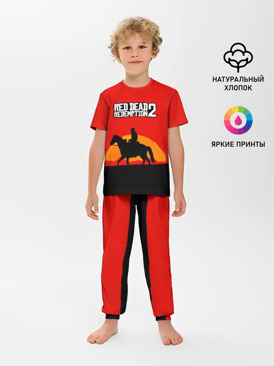 Детская пижама с брюками / Red Dead Redemption 2